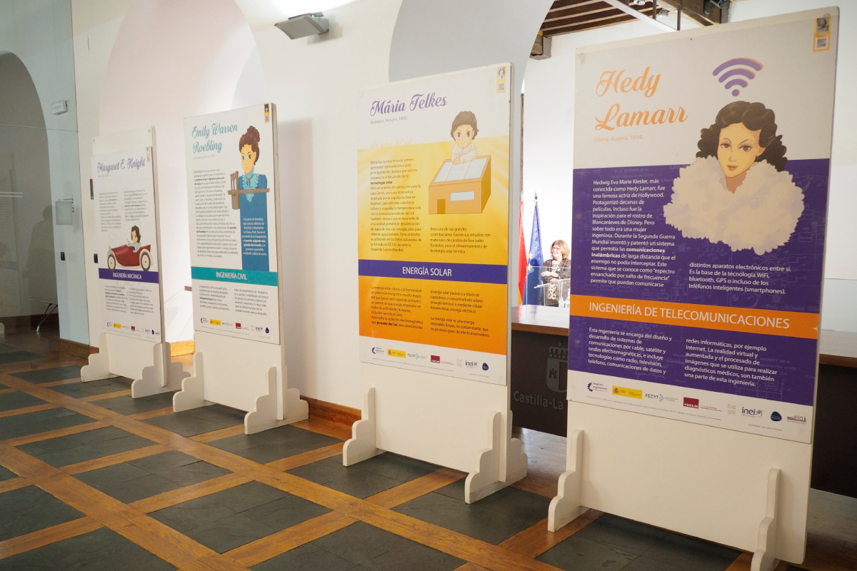 Exposición Mujeres ingeniosas, la ingeniería en femenino