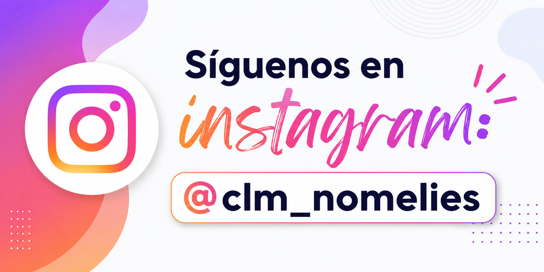 imagen siguenos instagram