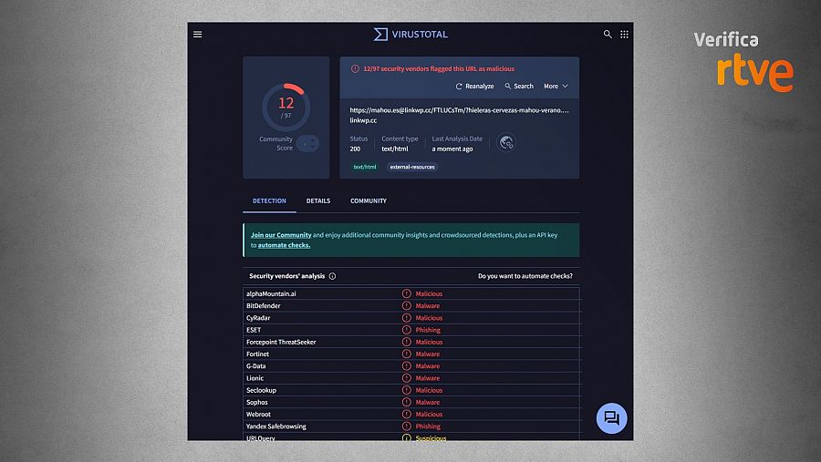 imagen virustotal