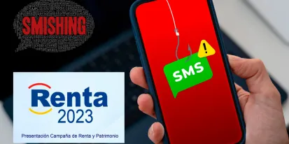 imagen smishing